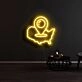 Mexico Map Pin Neon Sign