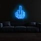 Middle Finger Fck You Neon Sign