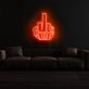 Middle Finger Fck You Neon Sign