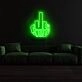 Middle Finger Fck You Neon Sign