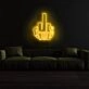 Middle Finger Fck You Neon Sign