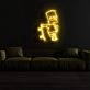 The Simpsons Simpson with Skateboard Neon Sign