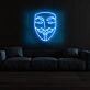 V for Vendetta Mask Neon Sign