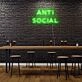 Antisocial Neon Sign
