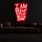 I Am Brave Fearless Bold Strong Neon Sign