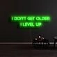 I Dont Get Older I Level Up Neon Sign