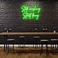 Stop Wishing Start Doing Neon Sign