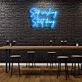 Stop Wishing Start Doing Neon Sign