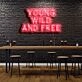 Young Wild And Free Neon Sign