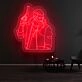 Cyberpunk 2077 V Neon Sign