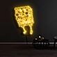 Spongebob Cute Face Neon Sign
