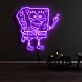 Spongebob Index Finger Neon Sign