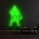 Superman Classic Pose Neon Sign