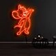 Tom And Jerry Jerry The Mouse Neon Sign