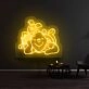 Winnie The Pooh Piglet Friend Neon Sign