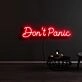 Dont Panic Neon Sign