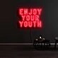 Enjoy Your Youth Neon Sign
