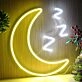 Moon ZZZ LED Sign
