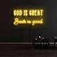 God Is Great Beer Is Good Neon Sign