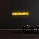 Green Light Neon Sign