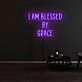 Im Blessed By Grace Neon Sign