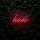 Hun LED Neon Sign
