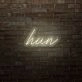 Hun LED Neon Sign