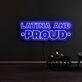 Latina And Proud Neon Sign