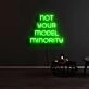 Not Your Model Minority Neon Sign