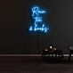 Rain Tea And Books Neon Sign