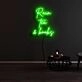 Rain Tea And Books Neon Sign