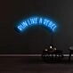 Run Like A Rebel Neon Sign