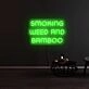 Smoking Weed And Bamboo Neon Sign