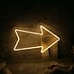 Arrow Right LED Neon Sign