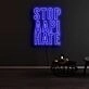 Stop Aapi Hate Neon Sign