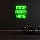 Stop Asian Hate Neon Sign