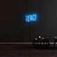 Teach Peace Neon Sign