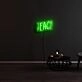 Teach Peace Neon Sign