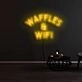 Waffles And Wifi Neon Sign