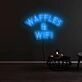 Waffles And Wifi Neon Sign