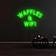 Waffles And Wifi Neon Sign