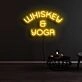 Whiskey And Yoga Neon Sign