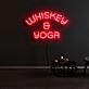 Whiskey And Yoga Neon Sign