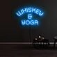 Whiskey And Yoga Neon Sign