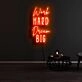 Work Hard Dream Big Neon Sign