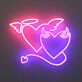 Angel And Devil Neon Sign