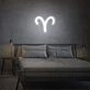 Aries Zodiac Neon Sign
