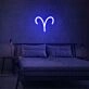 Aries Zodiac Neon Sign