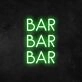 Bar Bar Bar Neon Sign