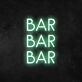 Bar Bar Bar Neon Sign